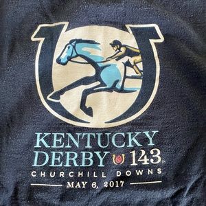 Navy blue 2017 Kentucky Derby T-shirt size 2X